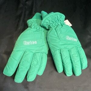 NWT Vintage Womens Small Green Gates Winter Ski Gloves